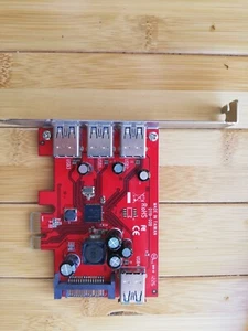 Usb 3.0 4 Ports StarTech.com 4 Port PCI Express Card-used without box - Picture 1 of 2