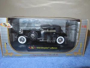 1932 CHRYSLER LEBARON 1:32 SIGNATURE MODELS OPENING HOOD & DOORS IN THE BOX - Picture 1 of 6