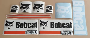 Bobcat S570 Aufkleber Sticker Set Kompaktlader Kit NB2 - Bild 1 von 2