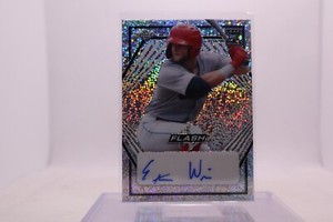 2021 Leaf Flash Ethan Wilson XRC Silver Sparkle AUTO