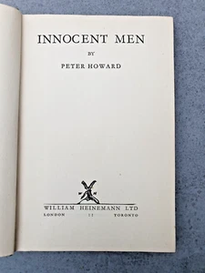 ‘Innocent Men’ By Peter Howard - First Edition - Picture 1 of 6