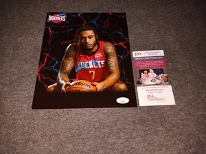 Cam Whitmore Signed 8x10 Jsa Houston Rockets Villanova Wildcats Custom Edit - Picture 1 of 1