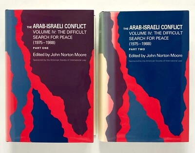THE ARAB-ISRAELI CONFLICT Vol IV Search for Peace (1975-1988) - Moore Princeton - Image 1 of 4