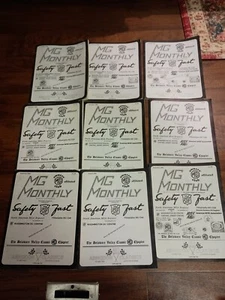 9 x Safety Fast Magazines MG Car Club - 1980's - Picture 1 of 11