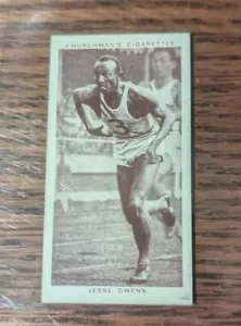 1939 Churchman's Kings of Speed - #45 Jesse Owens - Picture 1 of 6
