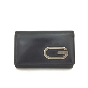 GUCCI G Logo Leather 6 Ring Key Case/6Y1755