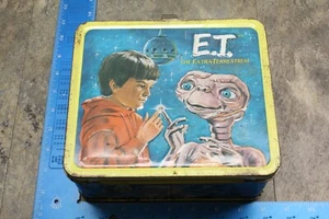 VINTAGE 1982 E.T. THE EXTRA TERRESTRIAL LUNCHBOX 112C - Picture 1 of 9