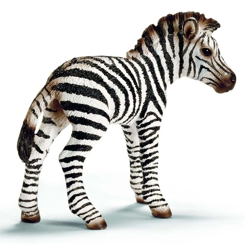 NEW 14393 Schleich Zebra Foal wild life RETIRED figure animal replica - image 1 of 1