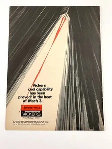 Anuncio de revista vintage, Vickers, Sperry Rand. 1969. - Imagen 1 de 2