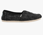 Toms Women’s Alpargata Gamma Slip On Sneakers Shoes Casual Black Size 8.5