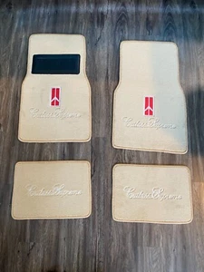 1970-1988 Cutlass Supreme Floor Mats Carpet BEIGE - Picture 1 of 3
