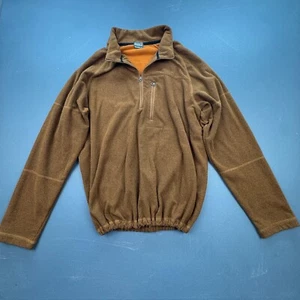 Royal Robbins Fleece Pullover Men’s Large Brown Half Zip Hiking Outdoor Sweater - Picture 1 of 8