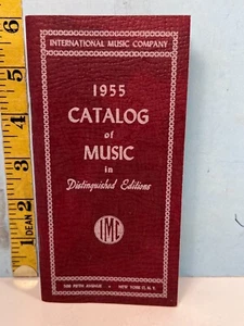 1955 Catalog of Music in Distinguised Edition International Music Company - Picture 1 of 5