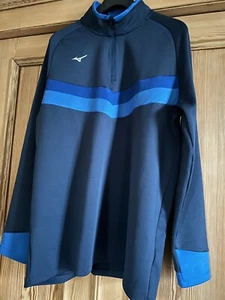 MIZUNO Golf Mid Layer Sweatshirt Pullover Jacke MIZUNO Blau Herren Gr. L - Bild 1 von 6