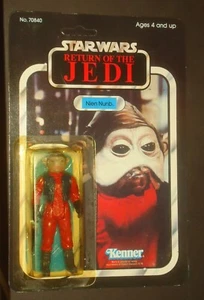 Star Wars Nien Nunb Japanese 1983 Action Figure bubble slight yellowing - Picture 1 of 2