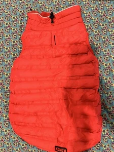 FREE SHIPPING KONG PARACHUTE PUFFER DOG JACKET OUTERWEAR INSULATED, RED, SIZE M - Picture 1 of 3