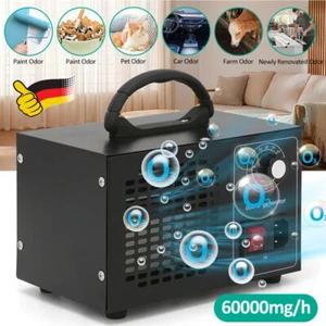 60g/h Ozongenerator 60000mg/h Ozon Ozongerät Ozonisator Geruchsbeseitigung Timer - Bild 1 von 14