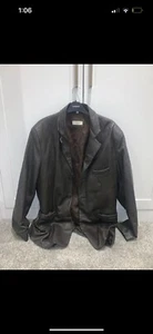 balmain leather jacket men - Picture 1 of 7