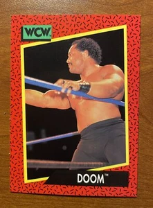 WCW - #141 DOOM - RON SIMMONS TRADING CARD Wrestling 1991 - Picture 1 of 4