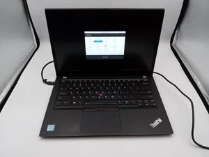 Lenovo Thinkpad T490s 14" Laptop i5-8265U 8GB RAM 128GB SSD Linux Mint -READ -RR - Picture 1 of 6