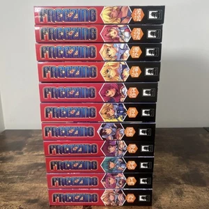 Lotto Freezing Manga Series Omnibus Inglese (Vols 1-18, 21-22, 25-26) Raro Fuori Produzione - Foto 1 di 13