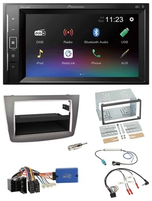 Pioneer DAB Lenkrad 2DIN Bluetooth USB Autoradio für Alfa Romeo Mito 13-18 955 I - Bild 1 von 4