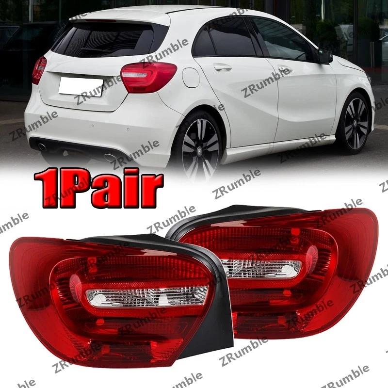 1 par de luces traseras para Mercedes Benz W176 Clase A A160 2013-2018 luz trasera sin bombilla Foto 1 de 4