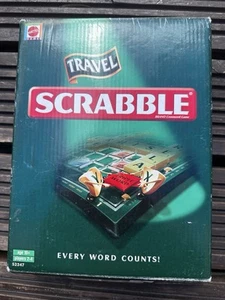 Travel Scrabble Board Game 2005 Hardcase Boxed And Complete In Good Condition - Picture 1 of 7