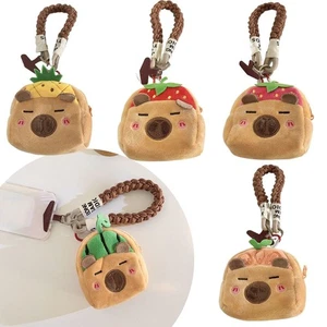 Anti Loss Capybara Phone Hanging Rope Cartoon Coin Purse Men Women - Photo 1 sur 12