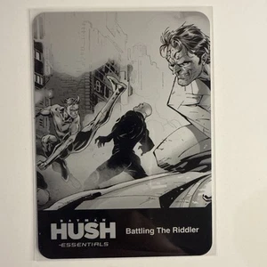 Battling the Riddler #46 2025 DC Batman Hush Essential BLACK PRINTING PLATE 1/1 - Imagen 1 de 10