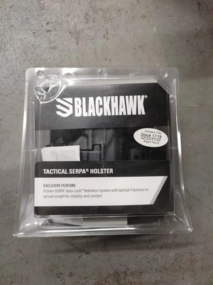 BLACKHAWK! Черная тактическая кобура Serpa уровень 2 - 430500BK-R - Изображение 1 из 3