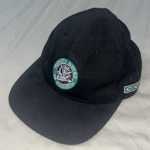 Anaheim Mighty Ducks Vintage Suede Snapback Cap Hat Hockey NHL CCM #1 Apparel  - Picture 1 of 24