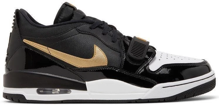 Jordan Legacy 312 Low Black Metallic Gold