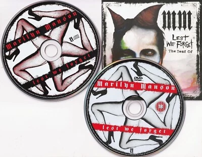 Marilyn Manson - Lest We Forget, The Best Of Marilyn Manson (CD & DVD Digipak) - Image 1 of 3