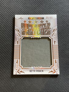 2021 LEAF POP CENTURY SETH ROGEN SUPERSTAR SWATCHES WARDROBE RELIC #ed 25/80
