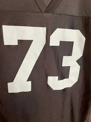 NFL Apparel  Cleveland Browns Joe Thomas #73 Jersey Adult Large Brown - Image 1 of 4