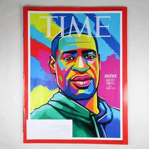 Time Magazine May 10-17 2021 George Floyd Cover Double Issue Ange Hillz's Art - Imagen 1 de 5