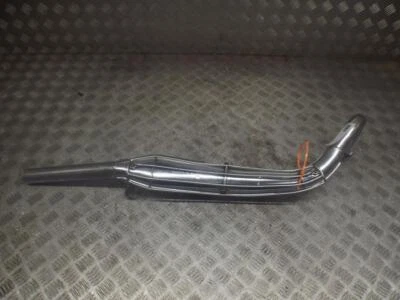 Suzuki TS90 1970-1971 70-71 raro sistema de escape tubo descendente silenciador lata Foto 1 de 4