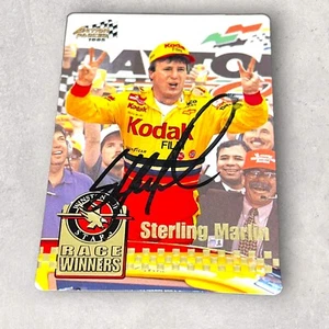 Sterling Marlin KODAK WINSTON CUP RACING DAYTONA signed card ACTION PACKED 1995 - Picture 1 of 2