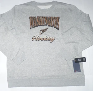 NUEVA NHL Washington Capitals Hockey sobre Hielo Crew Sudadera Hombres 2XL XXL NUEVA CON ETIQUETAS - Imagen 1 de 1