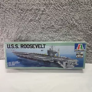 Italeri Model Ship Kit 2002 Italeri 1:720 Scale Model No. 5531 U.S.S Roosevelt - Picture 1 of 9