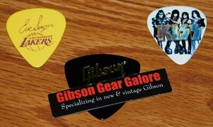 Juego de púas de guitarra Kiss Eric Singer firma LA Lakers Alive 35 End of the Road 19 - Imagen 1 de 3