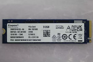 Kingston SNV2S/500G-OS21005/512G Pcie Nvme M.2 SSD 0M8PGP4512 - Al Azar Barco - Imagen 1 de 4