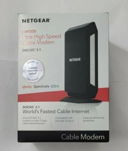 NETGEAR - Nighthawk DOCSIS 3.1 Cable Modem - Black - Picture 1 of 2