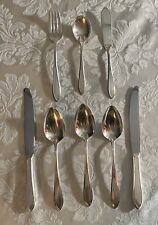 Mixed Lot 8 Random Pieces Wm. Rogers MFG CO Silver-plate Lufberry 1915 READ