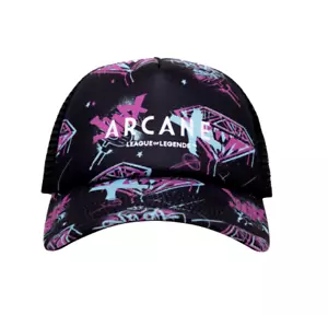 Arcane DD Jinx Trucker Black Free 100% Authentic - Picture 1 of 3