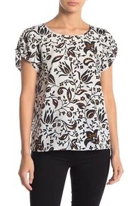 JOIE Elline Floral Print  Blouse, Large - Picture 1 of 7