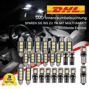 Für Mercedes Е-Klasse W211 S211 LED Innenraumbeleuchtung 26 SMD Premium Set Weiß - Afbeelding 1 van 9