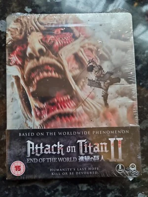 ATTACK ON TITAN II (2) (LIMITED EDITION STEELBOOK) [BLU-RAY] NEW & SEALED - Image 1 of 2