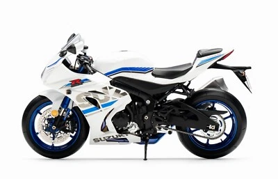 LCD Models 1:12 SUZUKI GSX-R1000R WHITE 2020 Diecast Motorrad-Modell - Bild 1 von 4